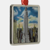 NYC、クライスラのYorkExteriorの新しい眺め メタルオーナメント (右)
