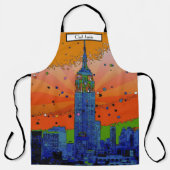 NYC:サイケデリック Emp St建物#3 エプロン (正面)