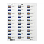 NYC:サイケデリック ESBワイド・スカイライン・ビュー ラベル (フルシート)