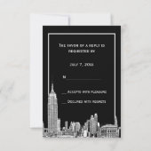 NYC スカイライン 01 エッチング RSVP #2 (裏面)