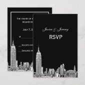 NYC スカイライン 01 エッチング RSVP #2 (正面/裏面)