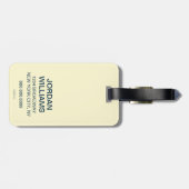 NYC -タイムズ・スクエア ラゲッジタグ (裏面横)