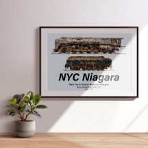 NYC ナイアガラ アメリカの列車 蒸気機関車