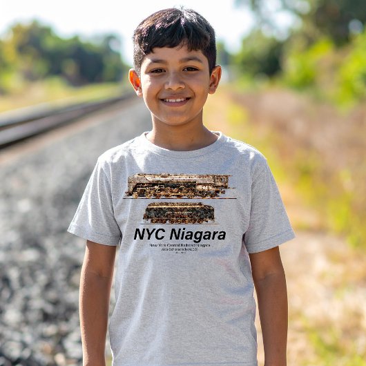 NYC ナイアガラ アメリカの列車 蒸気機関車 Tシャツ