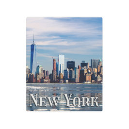 NYC – ニューヨークシティスカイライン |美しいビッグアップル メタルプリント