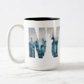 NYC、ニューヨークシティ ツートーンマグカップ (左)