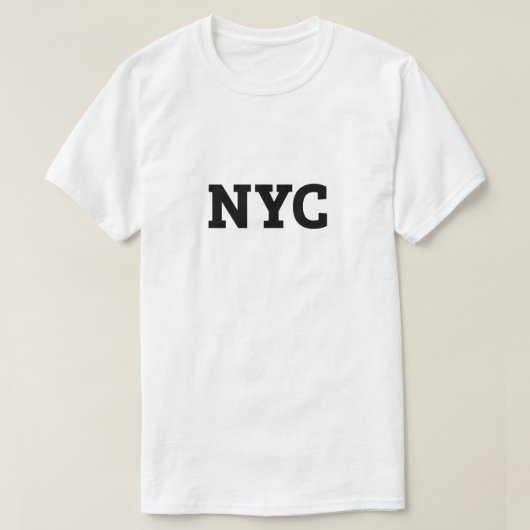 Nyc – ニューヨークシティ tシャツ (デザイン正面)