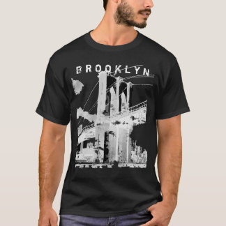 NYC: ブルックリン橋のワイシャツ Tシャツ