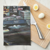 NYC、ユニオン·スクエア、クリソコリア·モーニング キッチンタオル (四つ折り)