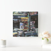 NYC、ユニオン·スクエア、クリソコリア·モーニング スクエア壁時計 (ホーム)