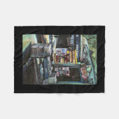 NYC、ユニオン·スクエア、クリソコリア·モーニング フリースブランケット (正面(横))