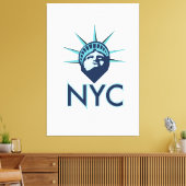 NYC リバティ キャンバスプリント (インサイチュ (リビング))