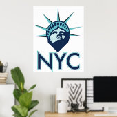 NYC リバティ ポスター (ホームオフィス)