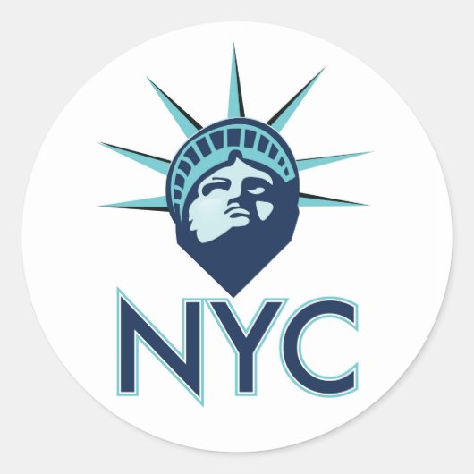 NYC リバティ ラウンドシール (正面)