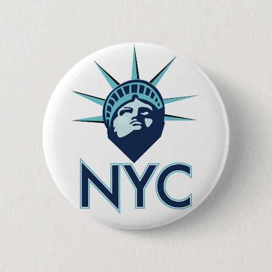 NYC リバティ 缶バッジ (正面)