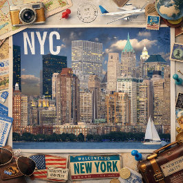 NYC - 止まらない街 ポストカード