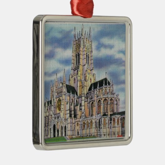 NYC、聖ヨハネの新しいYorkCathedral神 メタルオーナメント (右)