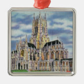 NYC、聖ヨハネの新しいYorkCathedral神 メタルオーナメント (正面)