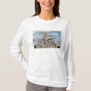 NYC、聖ヨハネの新しいYorkCathedral神 Tシャツ