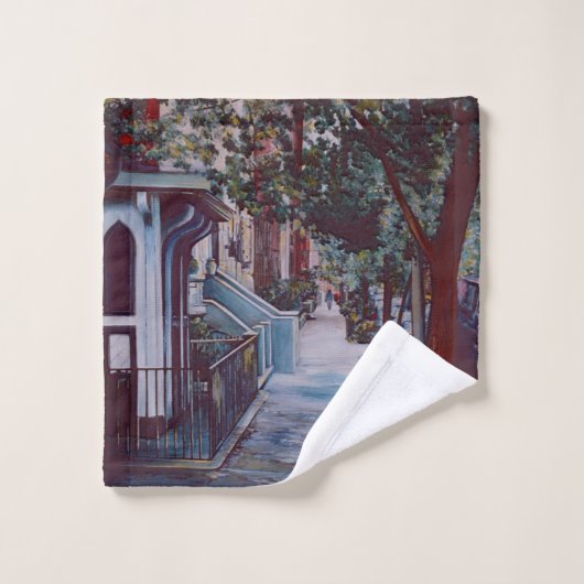 NYC、19通りにプリスティンウォーク バスタオルセット (ウォッシュタオル)