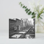 NYC:1900年の巡査パレード ポストカード (スタンド正面)