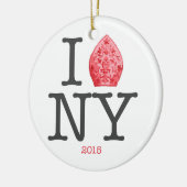 NYC 2015年法皇 セラミックオーナメント (左)