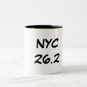 NYC 26.2 ツートーンマグカップ (中央)