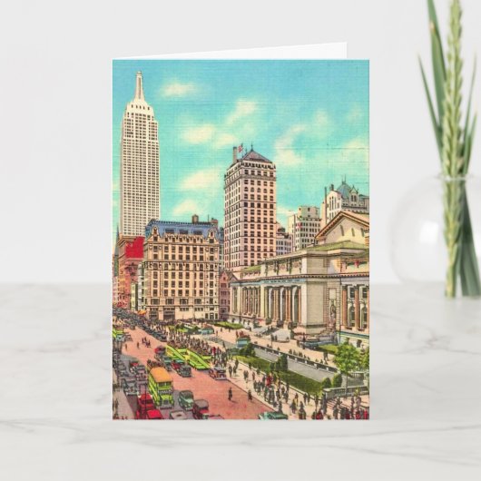 NYC - 42ndストリート＆5thアベニュー カード (正面)
