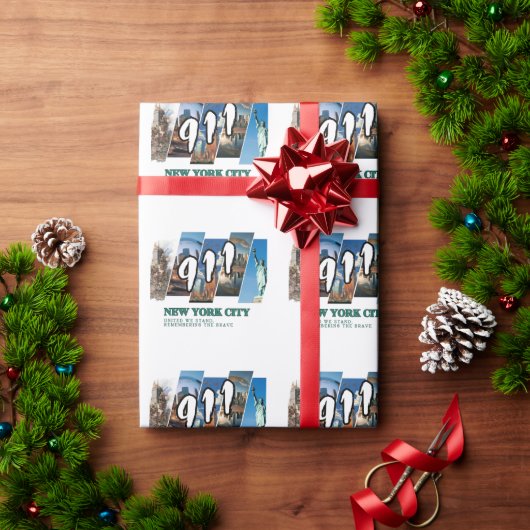 NYC 911 ラッピングペーパー (クリスマスギフト)