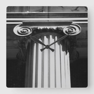 NYC Architecture I スクエア壁時計