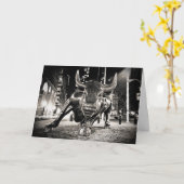 NYC Bull カード (黄色い花)