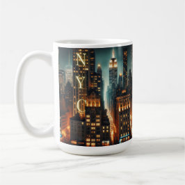 NYC Cityscape Mug – Iconic New York City Skyline D コーヒーマグカップ