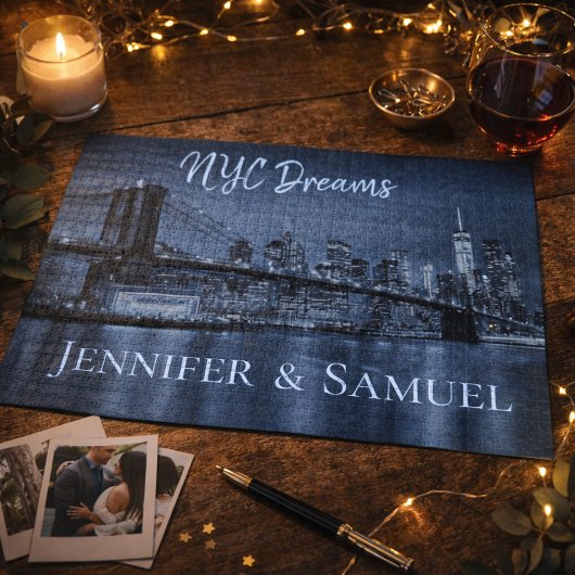 NYC Dreams Romantic Skyline ジグソーパズル