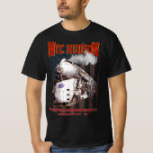 NYC Dreyfuss Hudson Locomotive. American flag Tシャツ (正面)