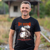 NYC Dreyfuss Hudson Locomotive. American flag Tシャツ