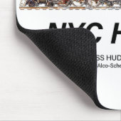 NYC Dreyfuss Hudson Steam Locomotive. Profile マウスパッド (コーナー)