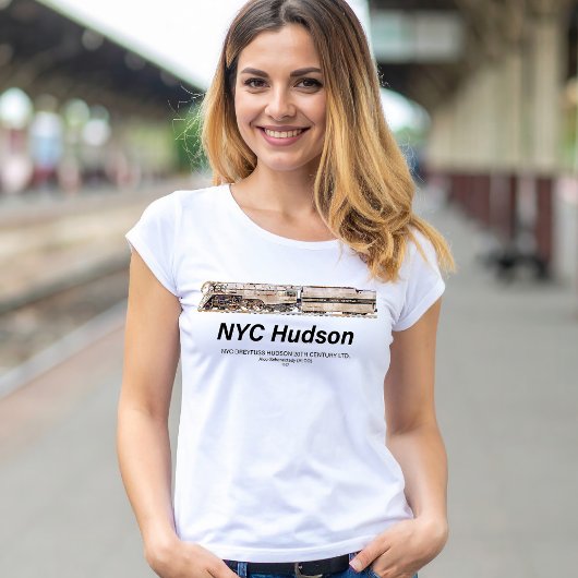 NYC Dreyfuss Hudson Steam Locomotive. Profile Tシャツ