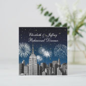 NYC ESBスカイラインブルースター花火リハーサルディナー 招待状 (スタンド正面)