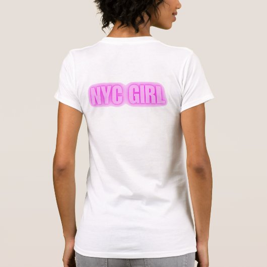 NYC Girl Aesthetic Tシャツ (裏面)
