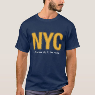 NYC_gold.aiは、世界の最も最高のな都市です Tシャツ