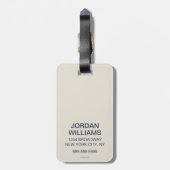 NYC - Liberty女性 ラゲッジタグ (裏面縦)