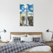 NYC, New Yorkクライスラーの外観 キャンバスプリント (インサイチュ (寝室))