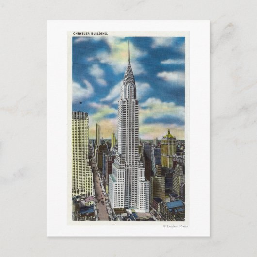NYC, New Yorkクライスラーの外観 ポストカード (正面)
