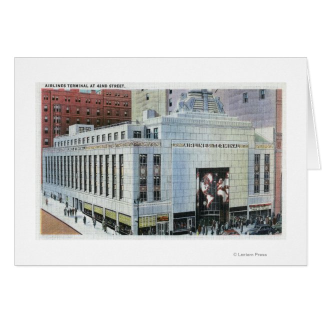 NYC, New York42nd通り端子の表示 (正面横)