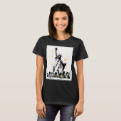 Nyc New York Brooklyn Bridge Liberty Statue Mens _ Tシャツ (正面フル)