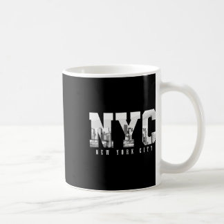 Nyc New York City Ny Skyline Usa America Vintage S コーヒーマグカップ