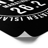 Nyc New York Souvenir Marathon Runner _1  ポスター (角)