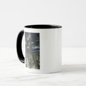 NYC, New YorkChrysler建物at Night # 1 マグカップ (正面左)