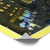 NYC, New YorkView of Times Square at Night # 1 ポスター (角)