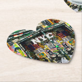 NYC NYグラフティノートブックジャーナル ペーパーコースター (アングル)